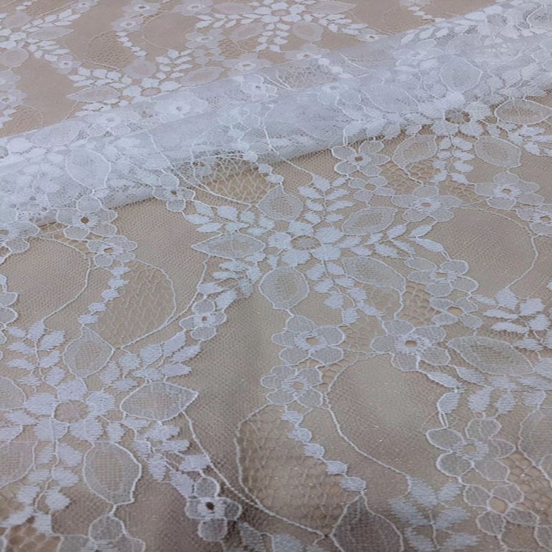 Lace Fabric Dress Cutwork Polyester for Women's Wear Wholesale Supplie 4